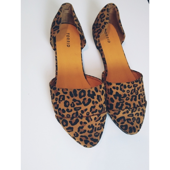 leopard print flats size 12